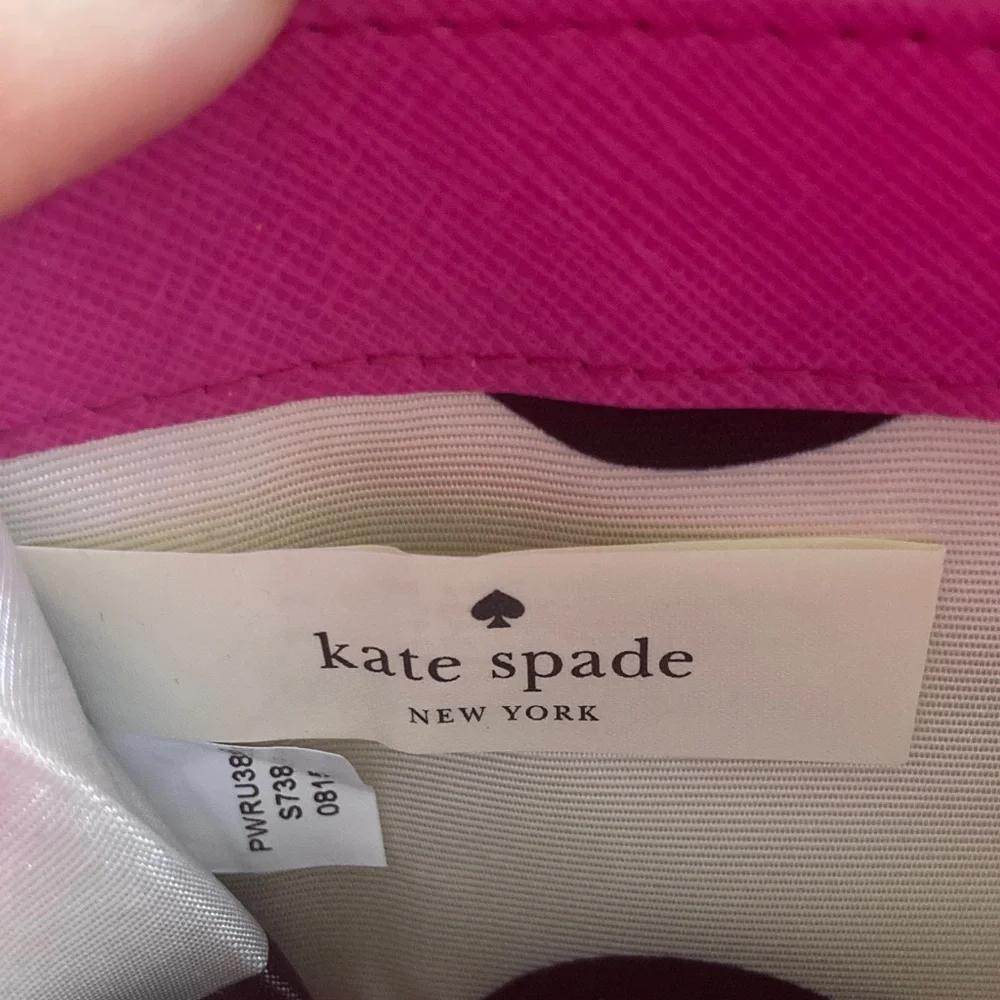 Kate Spade New York Cedar Street Lacey Wallet Pink Pwru3898 EUC